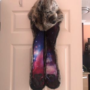 Rare SpiritHoods BlackMilk Galaxy Wolf